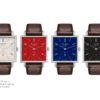 Tetra Neomatik 175 Years Watchmaking Glashütte: 4 new colorful limited editions of the famous square fake watch from Nomos