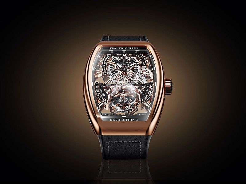 Replica Franck Muller – Vanguard 3 Revolution Skeleton